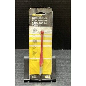 Vintage General Tools Glass Cutter #8501 Precise Cutting Plate Glass 1994